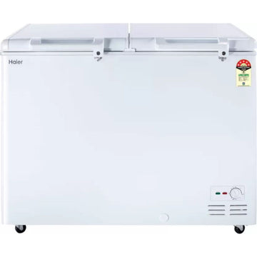 Haier 320.0 L HFC-320DM5 5 Star Frost Free Double Door Hard Top Horizontal Commercial Convertible Deep Freezer (White)